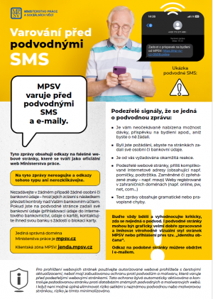 Varování před podvodnými SMS 1